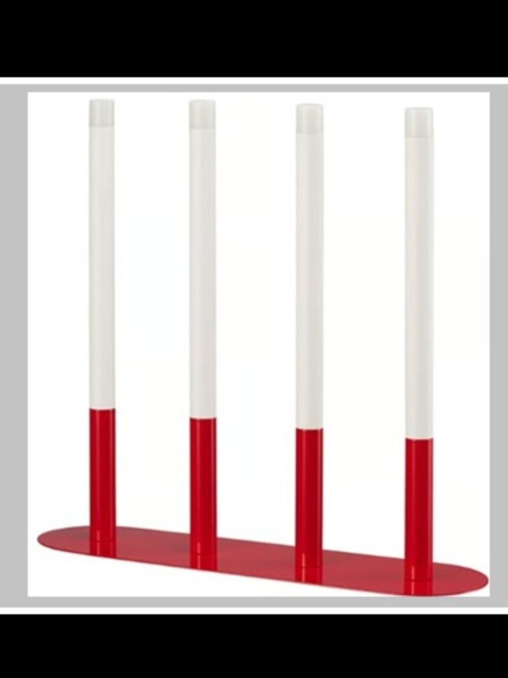 IKEA STRÅLA LED Battery Operated Candelabra, Red, 406.066.48